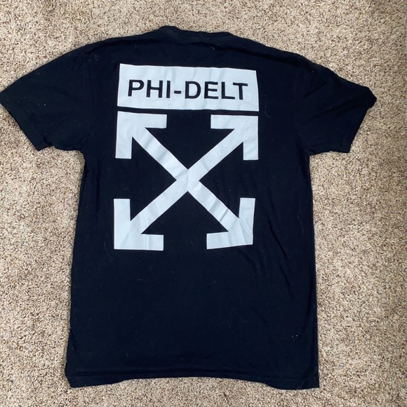Phi Delt Off-White Inspired T-Shirt - Picture 2 of 2